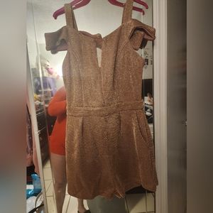 Gold romper